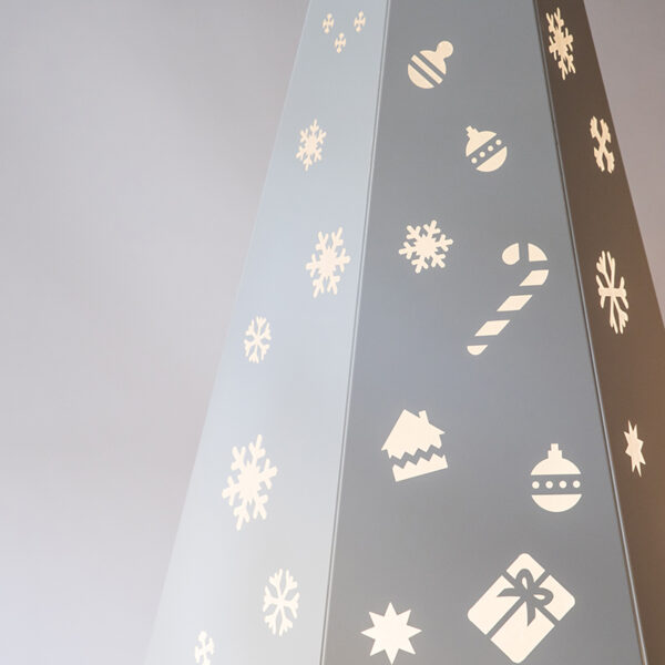 MOMI XMAS LUX, alto 250 cm, dettaglio